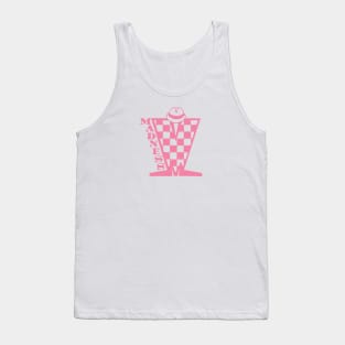 Madness Checkerboard HD - Pink Tank Top